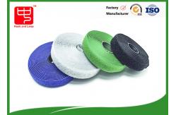 China Blue Customized Adhesive Backed Hook And Loop Tape 100% Nylon Material supplier