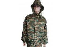 China Hooded Camouflage Training Top with Versatile Functions  Zipper Metal Button Closure supplier