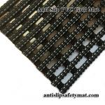 Two Layers PVC Non Slip Pool Mats Skid Resistant Self Draining