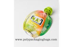 China Gravure Printing 0.18mm Fruit Juice Pouch With Suction Nozzle supplier