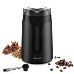 China 40g Small Automatic Espresso Maker , Mini Spice Bean Matte Black Coffee Grinder manufacturer