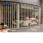 Transparent Polycarbonate Folding Doors Roll Up Door Waterproof Largest for sale