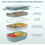 Stackable Microwavable Bento Box
