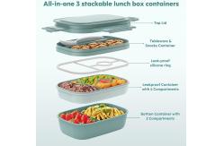 China Stackable Microwavable Bento Box supplier