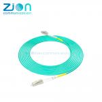 Simplex LC To LC LSZH Jacket Fiber Jumper Cables OM3 50/125μM for sale