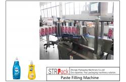 China High Accuracy Paste Filling Machine , Liquid Soap / Shampoo Filling Machine supplier