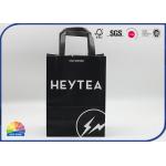 4C printing Kraft Shopping Paper Bags With Handle Customized Eco Friendly for sale
