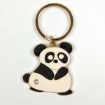 Custom Panda Element Cute Couple Keychain Metal Cartoon Personalized Keychains for sale