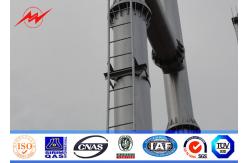 China Galvanization 25M High Mast Tower Flange Tubular Steel Monopole Communication Tower supplier