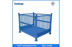 China Galvanized wire mesh container warehouse equipment cage metal storage supplier