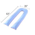 Breathable Full Body Size Pregnant Lady Pillow U Shaped Sleeping Cushions