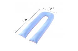 China Breathable Full Body Size Pregnant Lady Pillow U Shaped Sleeping Cushions supplier