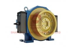 China 1.0m/S Permanent Mangent Synchronous Gearless Traction Machine Flat Tpye supplier