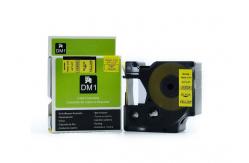 China D1 Label Tape Cassette Black On Yellow , 6mm / 12mm Labelling Machine Cartridges supplier