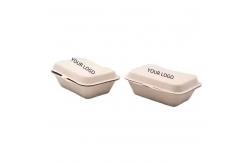 China Varnished Biodegradable Burger Boxes Customized for Fast Food Packaging supplier