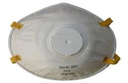 China Single Use Face Mask , Anti Dust N95 Face Mask With Aluminum Nose Bar supplier