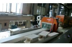 China PVC Celling Panel Plastic Manufacturing Machines With Double Screw Design supplier