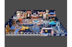 China Large Naughty Castle Ages 3 - Ages 15 Indoor Adventure Park Playground Structure supplier