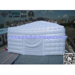 White Event Outdoor Inflatable Tent Temporary Storage Buildings , Oxford Fabric for sale