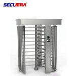 Pedestrian Automatic Sliding Security Entrance Control Swing RFID Turnstile Barrier Gate for sale