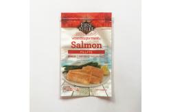 China PET/PE Zipper bag Vacuum pack resealable salmon packaging pouch supplier