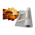 Pigment And Dye Inkjet Cotton Canvas 410gsm Matte Large Format Printing