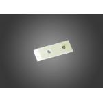 Two Holes Zirconia Ceramic Blade , Punch Parts High Performance Ceramics Plate for sale