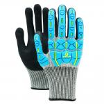 Superior 13 Gauge Cut Proof TPR Safety Gloves Nitrile Coated Oil Industrial Work Gloves For Heavy Duty for sale