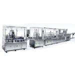 High Speed Liquid Filling, Stoppling, Cap Turning and Packaging Production Line of 50-500 Ml Sterile Eye Drop Bottles for sale
