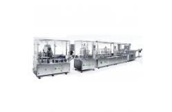 China Production Line ± 0.5% 3KW Liquid Filling And Sealing Machine supplier