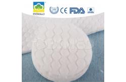 China Personal Care Exfoliating Cotton Pads , Round Organic Cotton Makeup Pads supplier