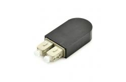 China SC/UPC Duplex PVC (OFNR) OM1 62.5/125 Multimode Fiber Loopback Module supplier