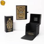 Luxry Gold Pattern Printing Customized Design Cardboard Fragance Packaing Perfume Box for sale