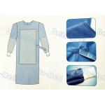 Tie On Disposable Sterile Gowns , Disposable Operating Gowns Wood Pulp Spunlace Fabric for sale