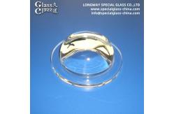 China Thermal Resistance Borosilicate Glass Led Lens For Industrial Lamp supplier