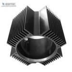 Anodized Aluminum Heatsink Extrusion Profile / Aluminum Star Heat Sink for sale