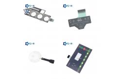 China Round Capacitive Level Switch PET Circuit 3M467 Membrane Touch Control Panel supplier