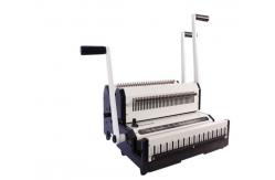 China Multifunctional Double Loop Wire Binding Punching Machine For F4 Paper supplier