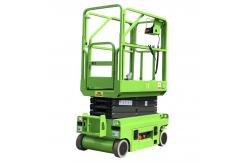 China Mini Self Propelled Scissor Lift With Hydraulic Turning Wheel supplier