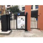 Small Smart Pedestrian Gate Access Control Pedestrian Side Door Advertising Gate for sale