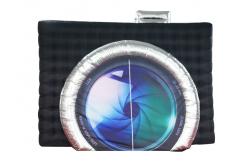 China FCC 360 Photo Booth Enclosure Camera Shape Inflatable Photo Booth Enclosure supplier