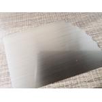 0.40mm Silver Brushed Stainless Steel Metal Card Logo Printing