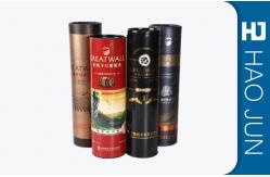 China Handled Wine Presentation Box / Glass Bottle Wine Tube Box With CMYK Offset Printing supplier