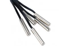 China 10K 3950K NTC Thermistor Sensor 5x25 Stainless Steel Temperature Sensor supplier