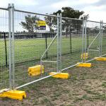 Outdoor Galvanized Steel 4ft Temporary Construction Metal Fence Panels for sale