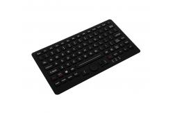 China Military Level EMC Keyboard Stainless Steel Back Plate Rubber Backlight supplier