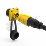 Overmolded 10A M19 Connector with Aluminum Alloy Shell and Nylon PA66 -40.C To 105.C Operating Temp for sale