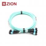 48F(4x12) MTP OM3 Fiber Optic Turnk Cable for sale