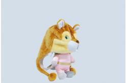 China Flexible Brown Soft Plush Toys Squirrel Shape One Piece Design 25 * 40CM supplier