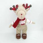 X'Mas Cuddly Plush Reindeer Stuffed Animal Christmas Moose Stuffed Animal
